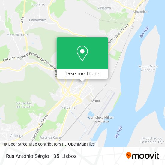 Rua António Sérgio 135 mapa