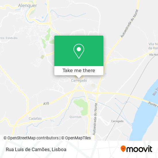 Rua Luís de Camões map