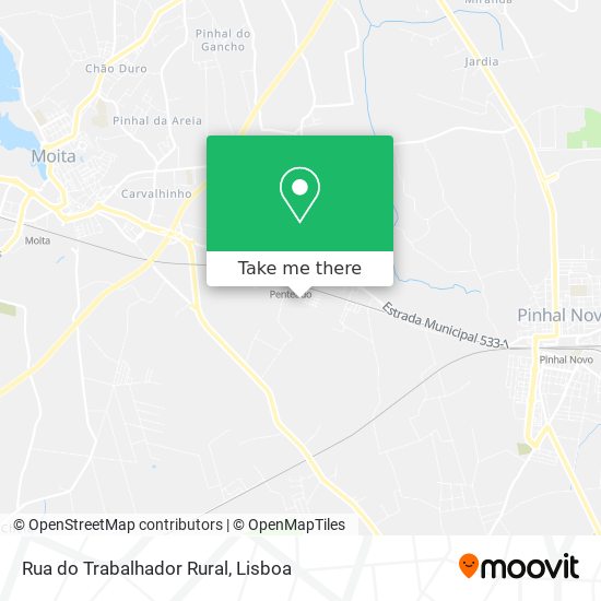 Rua do Trabalhador Rural map