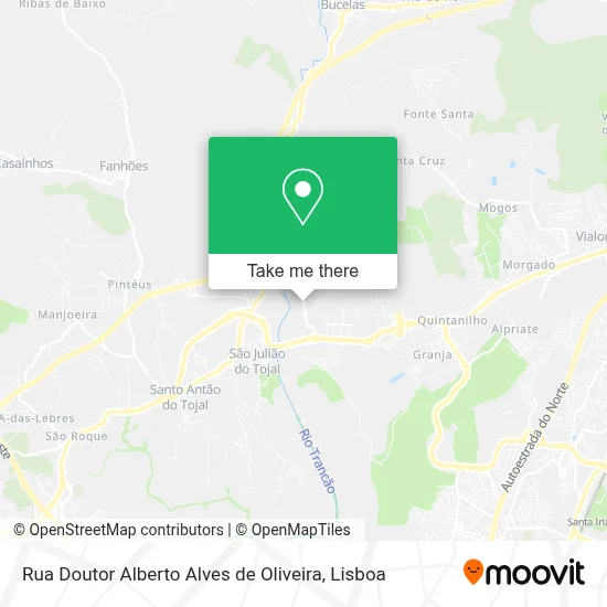 Rua Doutor Alberto Alves de Oliveira map