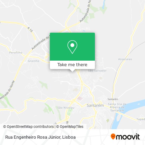 Rua Engenheiro Rosa Júnior mapa