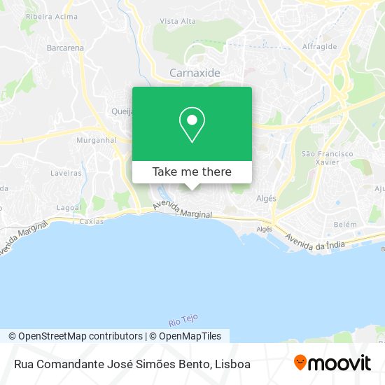Rua Comandante José Simões Bento map