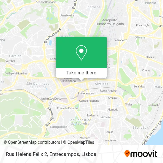 Rua Helena Félix 2, Entrecampos map