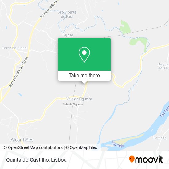 Quinta do Castilho mapa