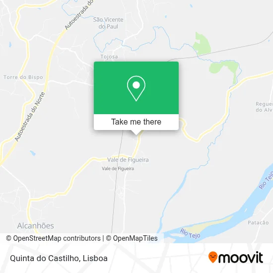 Quinta do Castilho map