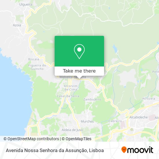 Avenida Nossa Senhora da Assunção map
