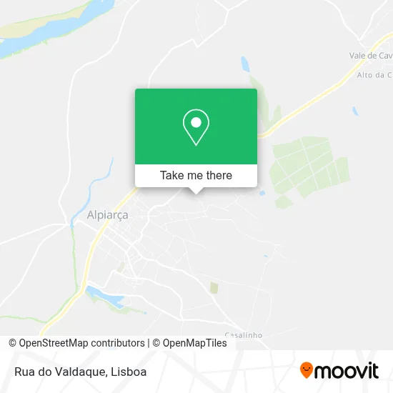 Rua do Valdaque map