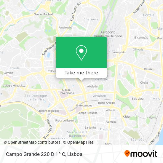 Campo Grande 220 D 1º C map