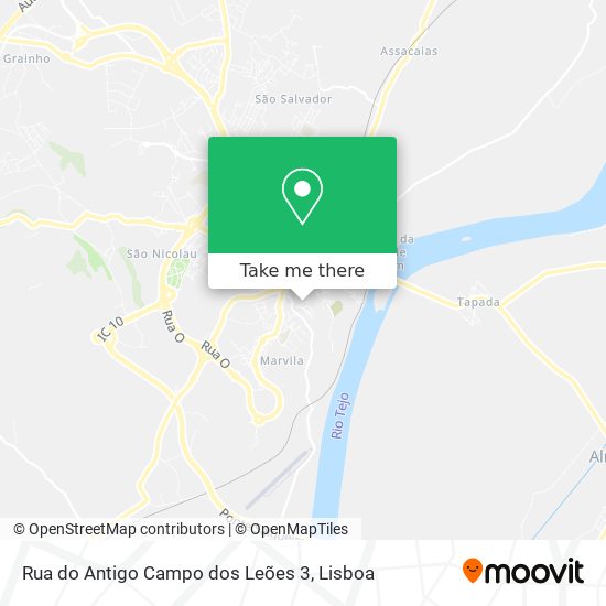 Rua do Antigo Campo dos Leões 3 map
