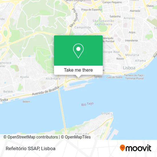 Refeitório SSAP map