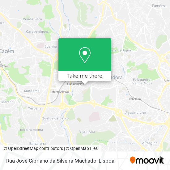 Rua José Cipriano da Silveira Machado mapa