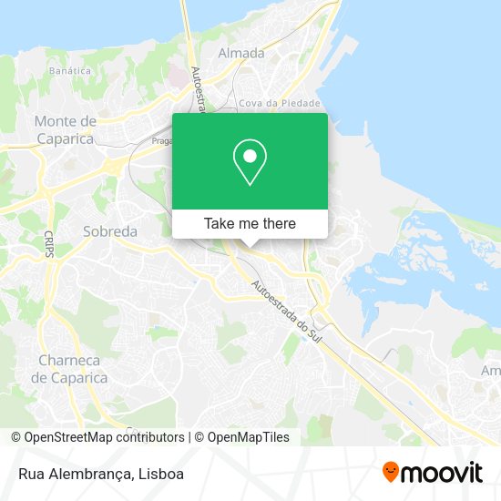 Rua Alembrança map