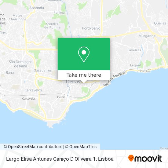 Largo Elisa Antunes Caniço D'Oliveira 1 mapa