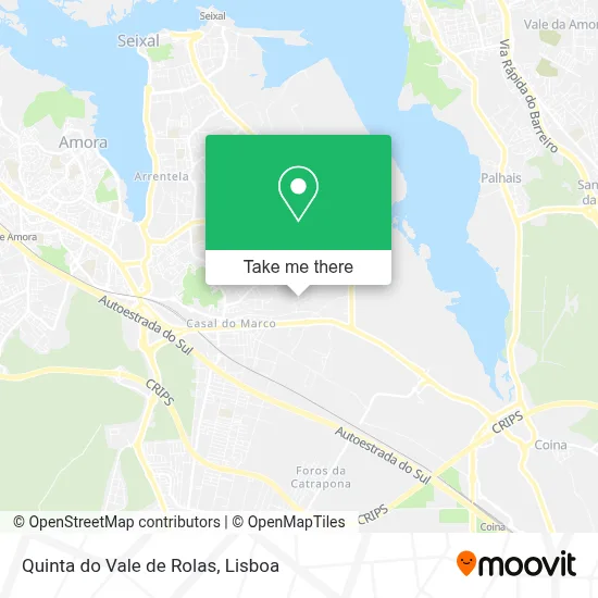 Quinta do Vale de Rolas map