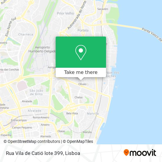 Rua Vila de Catió lote 399 map