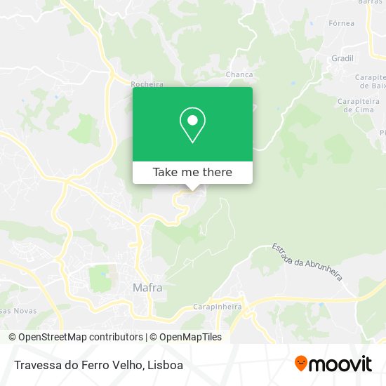 Travessa do Ferro Velho mapa