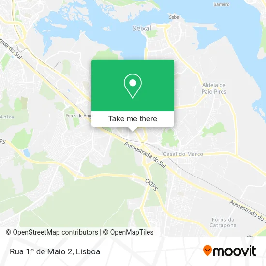 Rua 1º de Maio 2 map