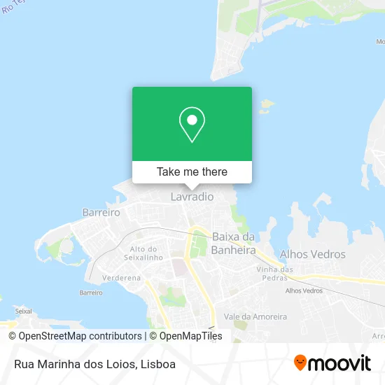 Rua Marinha dos Loios map