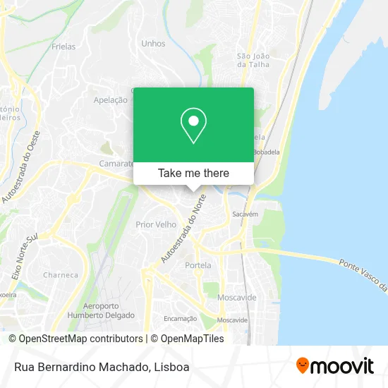 Rua Bernardino Machado map
