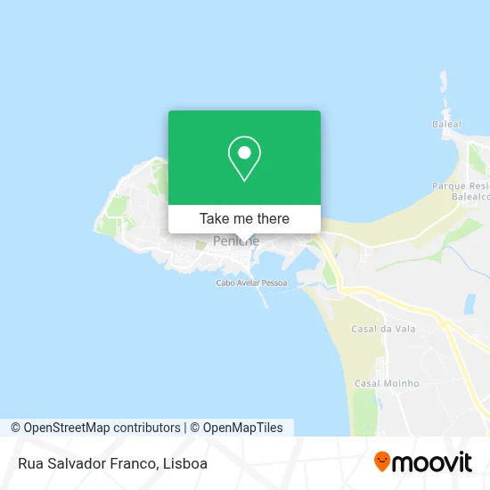 Rua Salvador Franco map