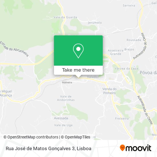 Rua José de Matos Gonçalves 3 map
