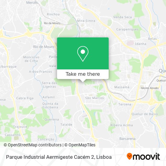 Parque Industrial Aermigeste Cacém 2 mapa