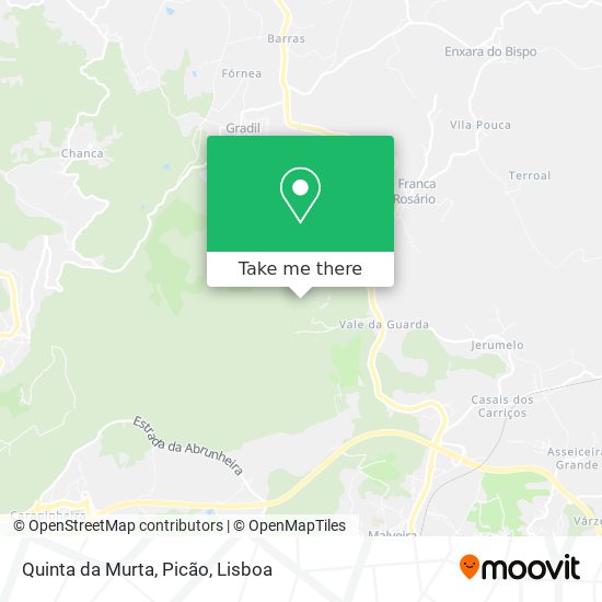 Quinta da Murta, Picão mapa