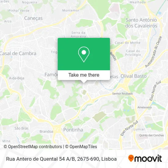 Rua Antero de Quental 54 A / B, 2675-690 map