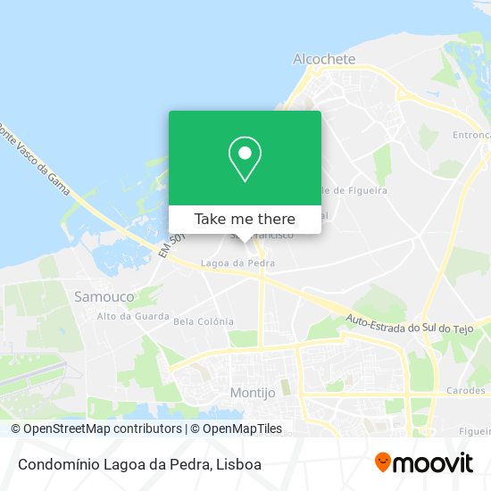 Condomínio Lagoa da Pedra mapa