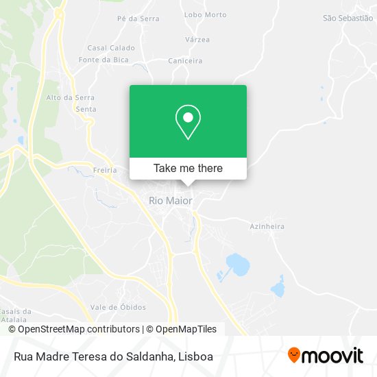 Rua Madre Teresa do Saldanha map