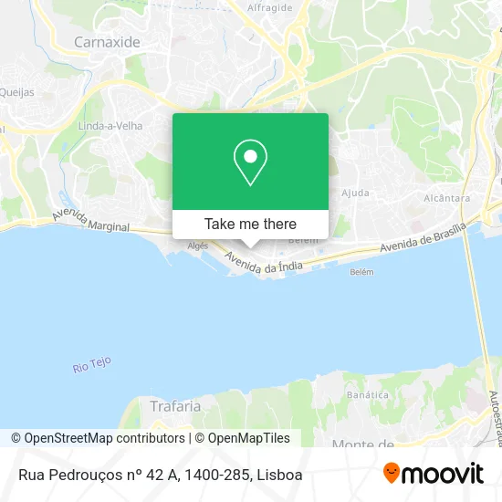 Rua Pedrouços nº 42 A, 1400-285 map