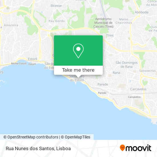 Rua Nunes dos Santos map