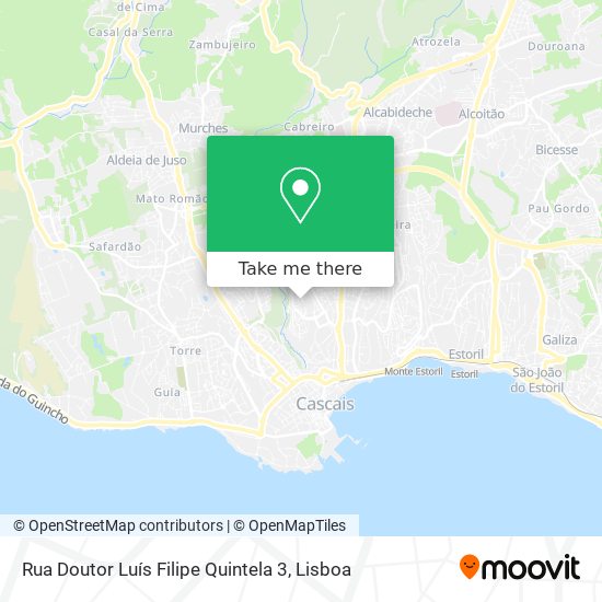 Rua Doutor Luís Filipe Quintela 3 mapa