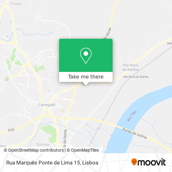 Rua Marquês Ponte de Lima 15 mapa