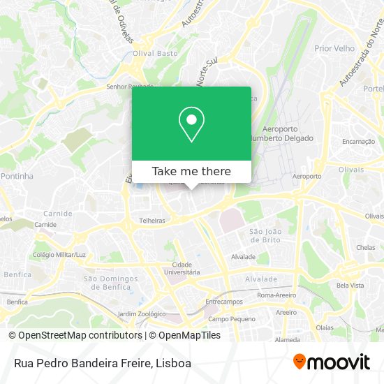 Rua Pedro Bandeira Freire mapa