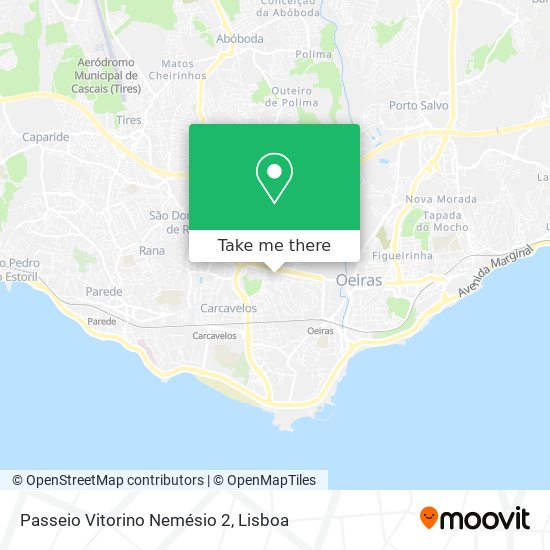 Passeio Vitorino Nemésio 2 map