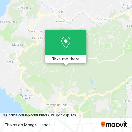 Tholos do Monge map