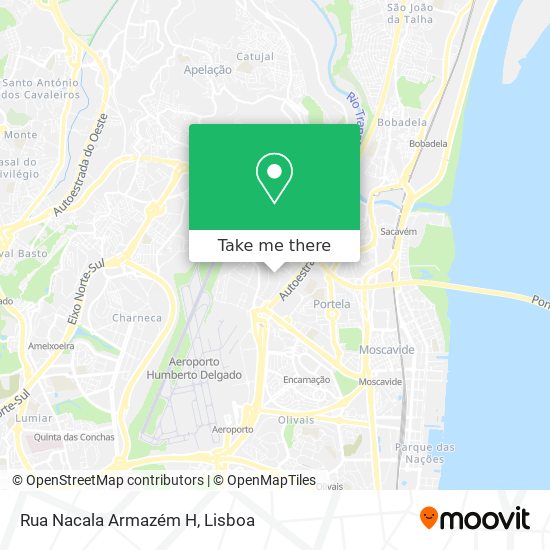 Rua Nacala Armazém H map