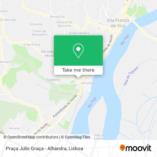 Praça Julio Graça - Alhandra map