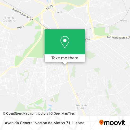 Avenida General Norton de Matos 71 map