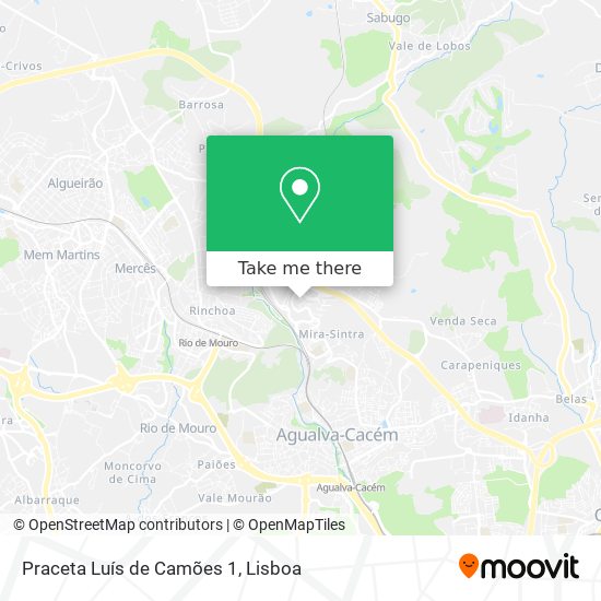 Praceta Luís de Camões 1 mapa