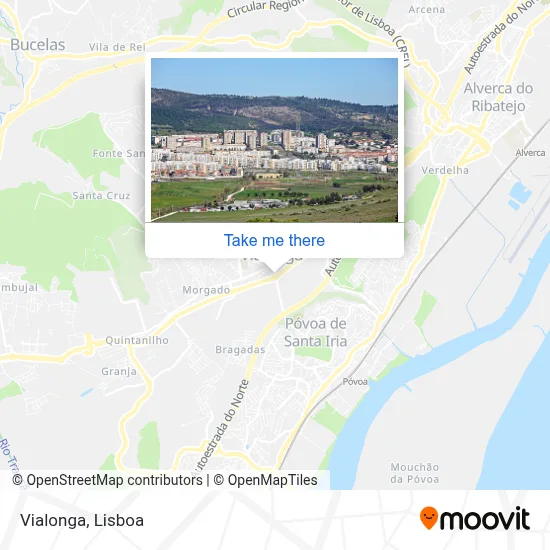Vialonga map