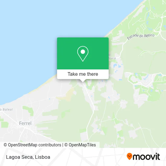 Lagoa Seca map