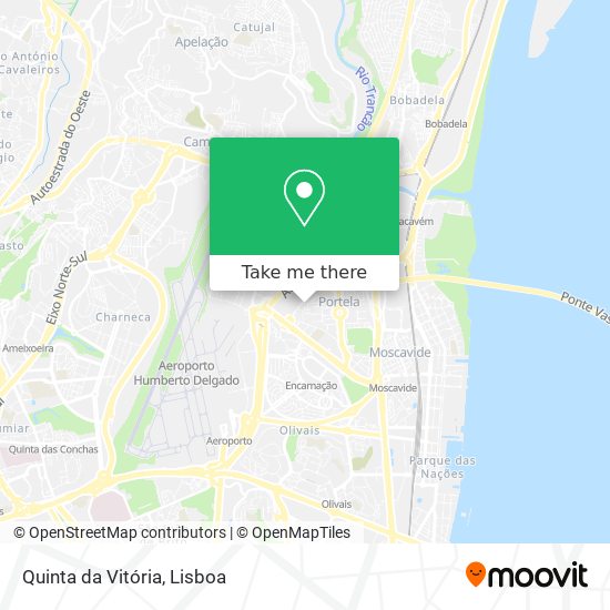 Quinta da Vitória map