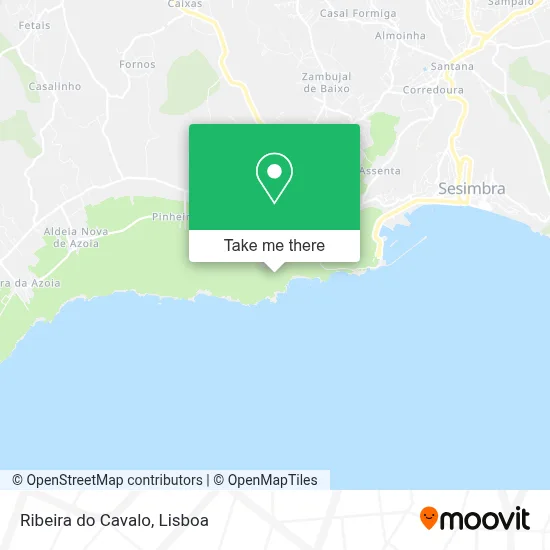 Ribeira do Cavalo map
