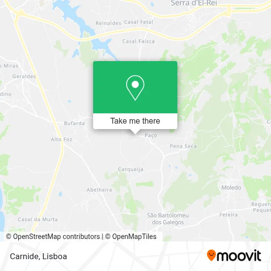 Carnide map
