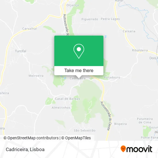 Cadriceira map