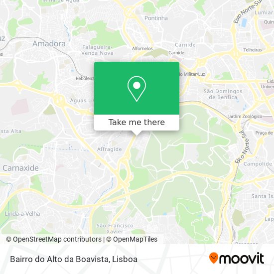 Bairro do Alto da Boavista map