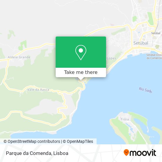 Parque da Comenda map