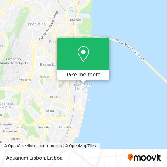 Aquarium Lisbon map